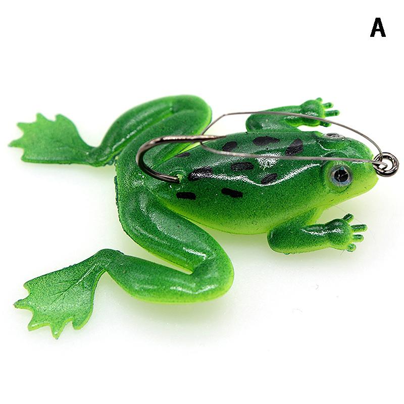 Прочный портативный реалистичный новый резиновый спиннер в виде лягушки 4,5 г/6 см, тонущая приманка для окуня, мягкие рыболовные приманки