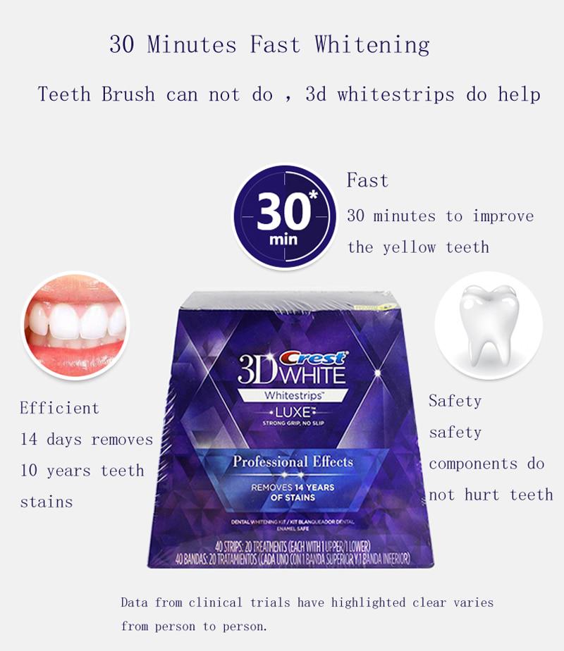 Полоски для отбеливания зубов 3D White