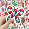 60 шт. Мультяшные Милые Рождественские Колокольчики Граффити Наклейки для Велосипеда Ручного Дневника Пенала Декали
