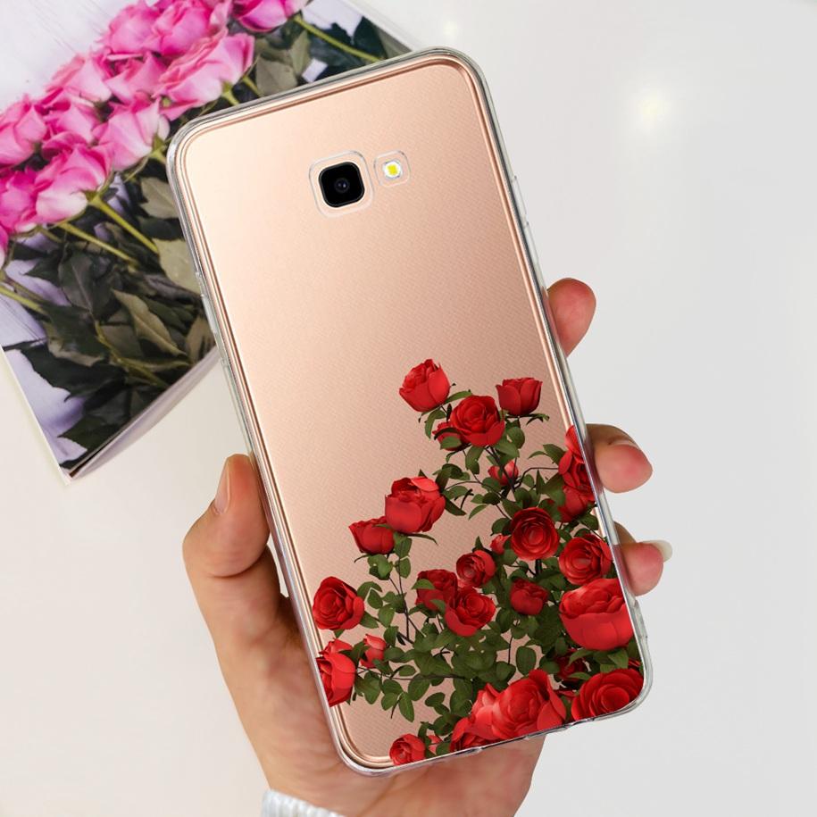 Чехол для телефона Samsung Galaxy J4 Plus 2018 Модный Цветок Мягкий Силиконовый Чехол для Samsung J4 J 4 Plus 2018 J4+ J415F J4Plus Capa