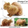 Oenux Cat Model Siamese Devon Rex Sphynx Ragdoll Persian Action Figure Cat Kitty Bobtails Figurine Cute Decoration Kids Toy Gift