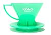 Kono Style Coffee 2024 Summer Limited Edition Cup Milky [Meimon KONO] Dripper, Color, 1-2 Capacity, Green, Transparent, Green, MDN-21MGR