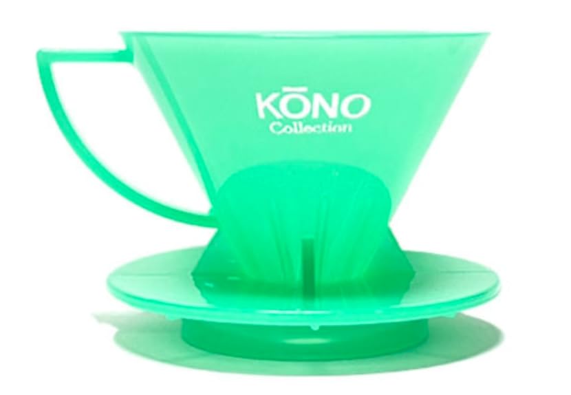 Kono Style Coffee 2024 Summer Limited Edition Cup Milky [Meimon KONO] Dripper, Color, 1-2 Capacity, Green, Transparent, Green, MDN-21MGR