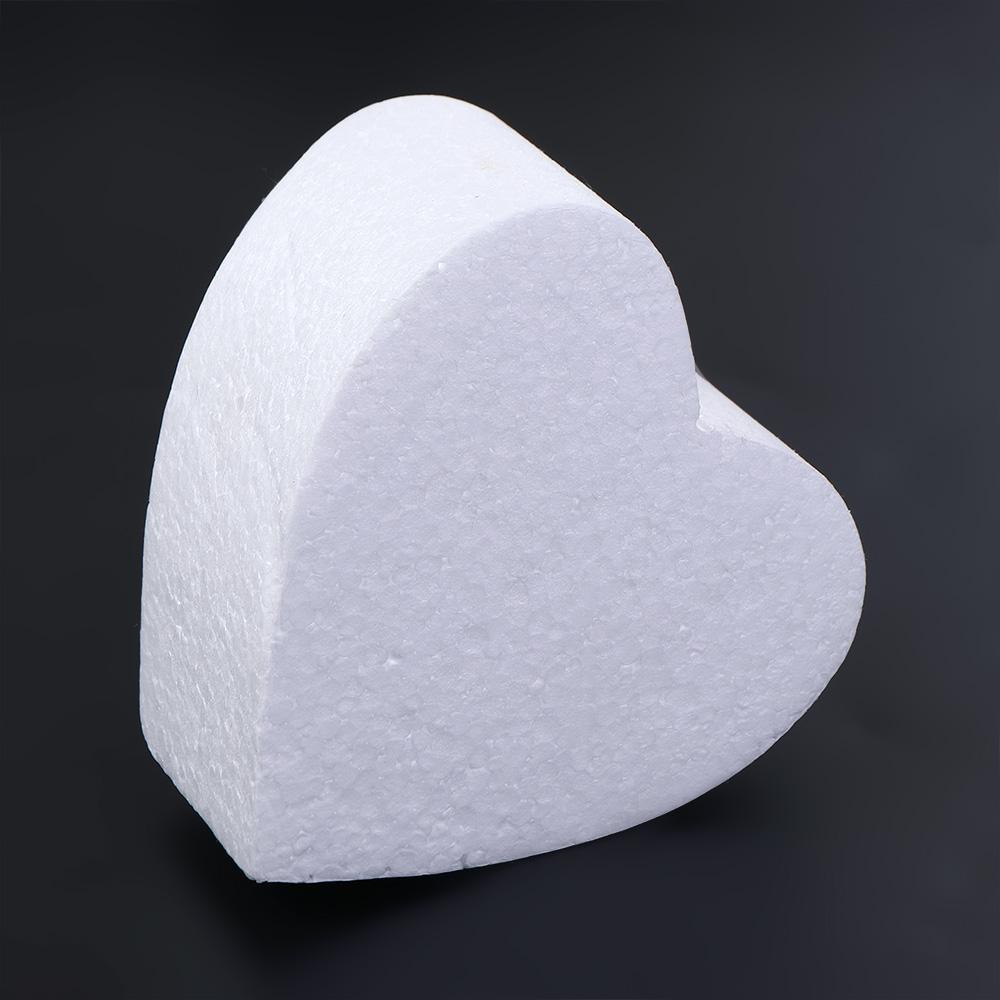 Accessories Heart Shaped Polystyrene DIY Model Cake Foam Mould Dummy Cake Model Practice Model