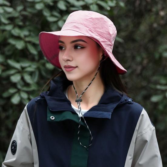 Рыбацкая шляпа унисекс с большими полями, ветрозащитный ремешок на подбородке, защита от ультрафиолета и солнечного света, быстросохнущая, отличная воздухопроницаемость, дорожная кепка для рыбалки на открытом воздухе