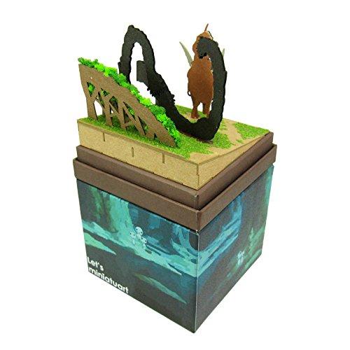 Sankei Миниатюрная бумажная модель Studio Ghibli: Аситака и Татаригами Принцесса Мононоке Масштаб не указан, MP07-41