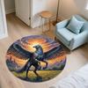 Griffin,Round Area Rug,Carpet Rug for Living Room Bedroom Sofa Playroom Decor,Non-slip Floor Mat