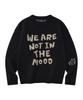 LMR Lettering Jacquard Pullover Knit Dark Navy
