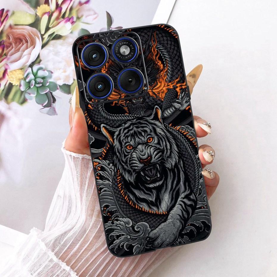 Fashion Cool Case For Motorola Edge 70 / Moto X70 Air 5G Soft Black Silicone TPU Back Cover For Motorola Edge70 Phone Cases