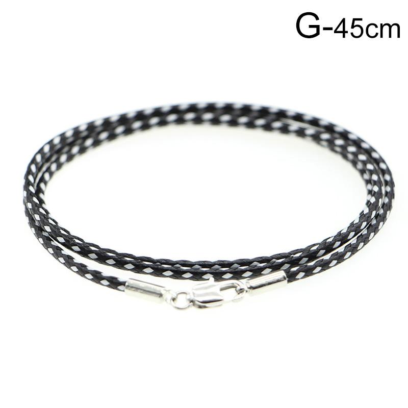 1PC Leather Cord String Rope Necklace Making Lobster Clasp Jewelry Finding DIY Accessories