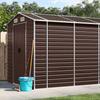VidaXL Garden Shed, Tool Shed with Handles, Tool Shed with Sloping Roof, Patio Storage Shed, 3188268