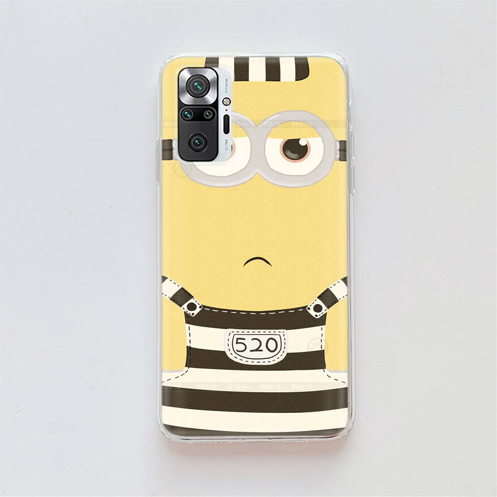 Прозрачный чехол для Samsung A04 A14 A23 A34 A54 M23 M33 M52 M53 Realme Narzo 50 50I 50a Prime C35 C55 C30S 10 9 Pro M-77 Миньоны мультфильм
