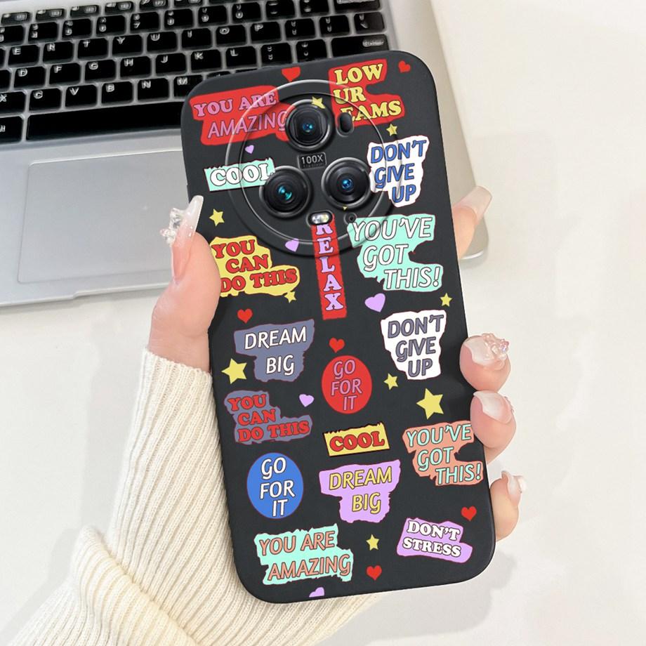 Чехол для Honor Magic5 Lite 5 Pro Magic4 Magic6 Lite Мягкая силиконовая задняя крышка Панда Мрамор Дракон Кошка Астронавт Мультяшный Бампер