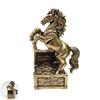 Декор фигурки лошади Фэн-шуй Статуэтка латунной лошади с монетами Китайский зодиак Счастливая лошадь Скульптура Украшение для дома офиса Столешница