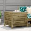 VidaXL Garden Footrest, Coffee Table, Bar Stool, Outdoor Patio Terrace Balcony Backyard Furniture, Wood of 844907