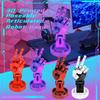 3D Printed Poseable Articulated Robot Hand (left) Jointedtogether (PLA) Full Joint Shrinking