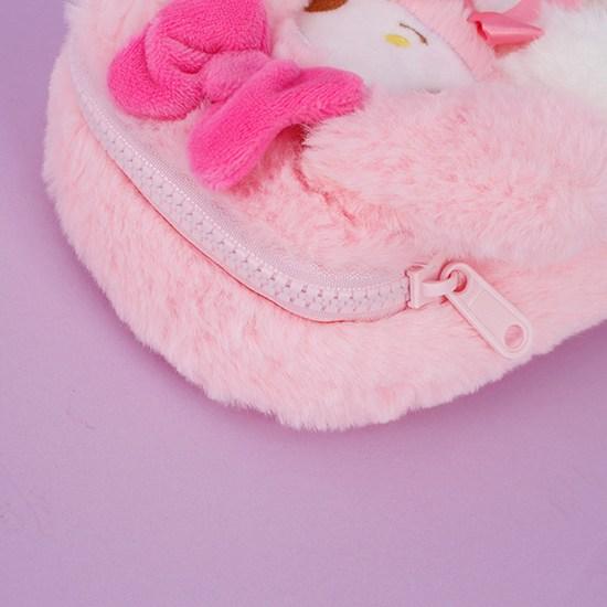 Sanrio Пенал My Melody Ribbon Pom Pouch, популярный персонаж в Корее