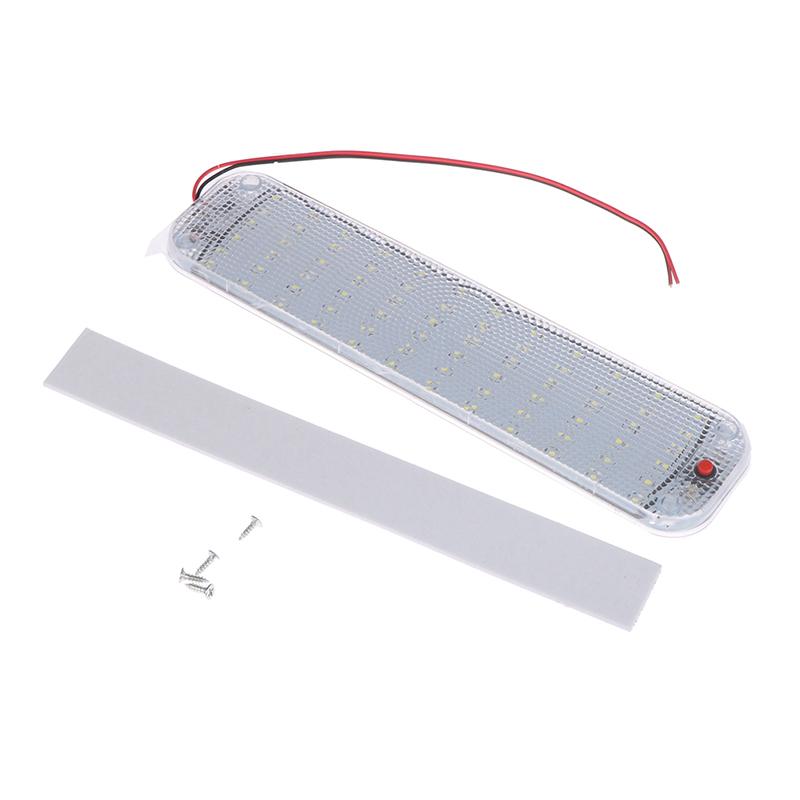 72 светодиодных панели для автомобильного салона, лампа для чтения, высокая яркость, освещение салона для фургона, грузовика, автофургона, лодки, кемпера, полоса освещения 12 В-24 В