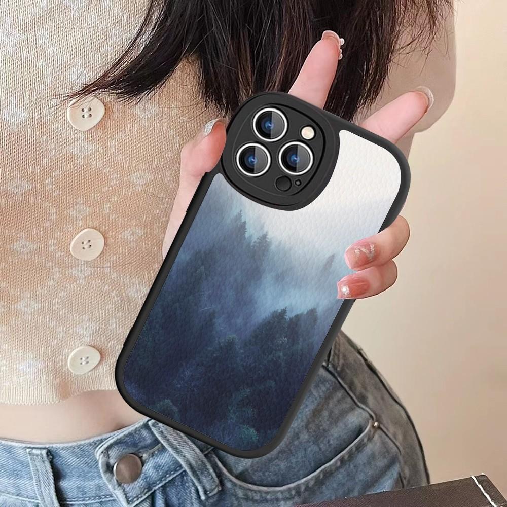 Forest Landscape Phone Case Hard Leather For IPhone 18 16 15 14 13 12 Mini 11 14 Pro Max Xs X Xr 7 8 Plus Fundas
