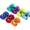 Toy Car Candy Color Transparent Plastic Cute Mini Pull Back Car Model for Children Kids