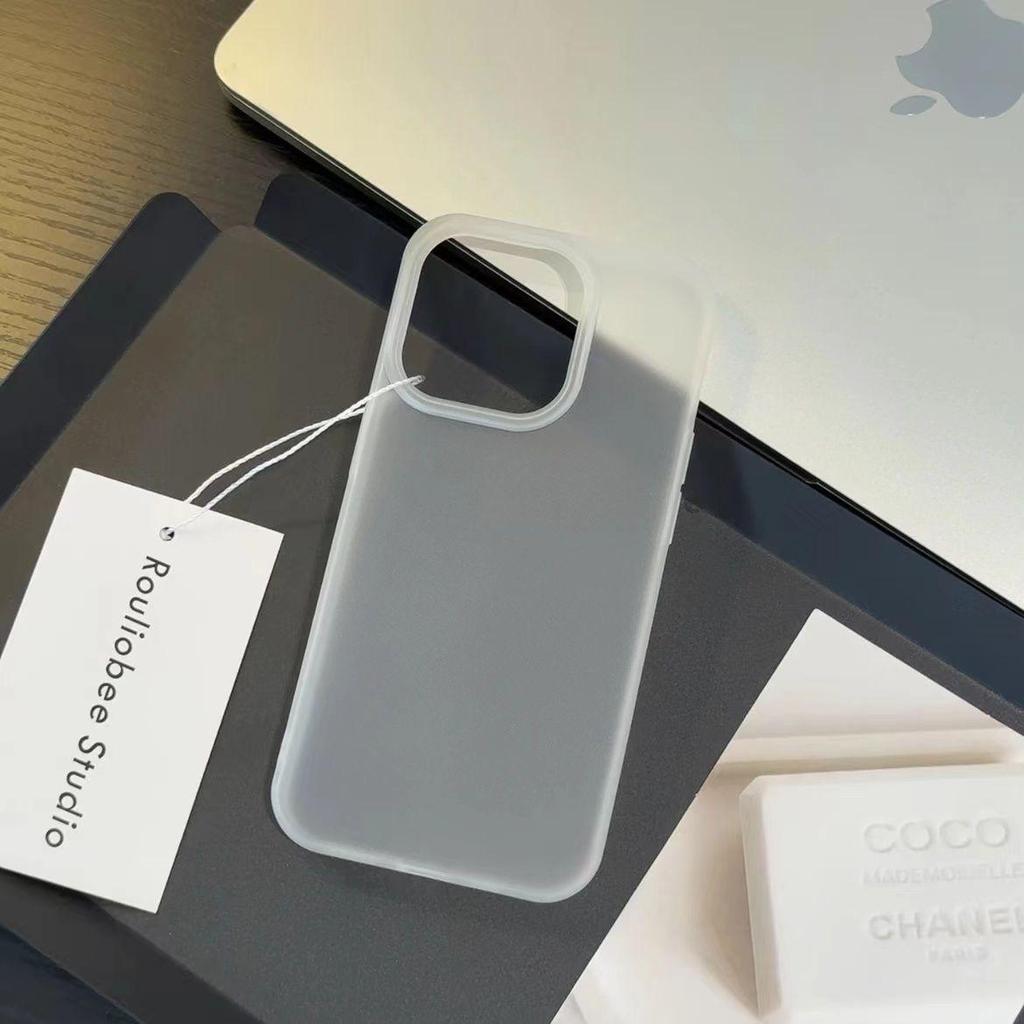 Ультратонкий ледяной прозрачный высококачественный чехол для телефона Apple - Совместим с iPhone 11, 13 Pro, 14 Pro Max, 16