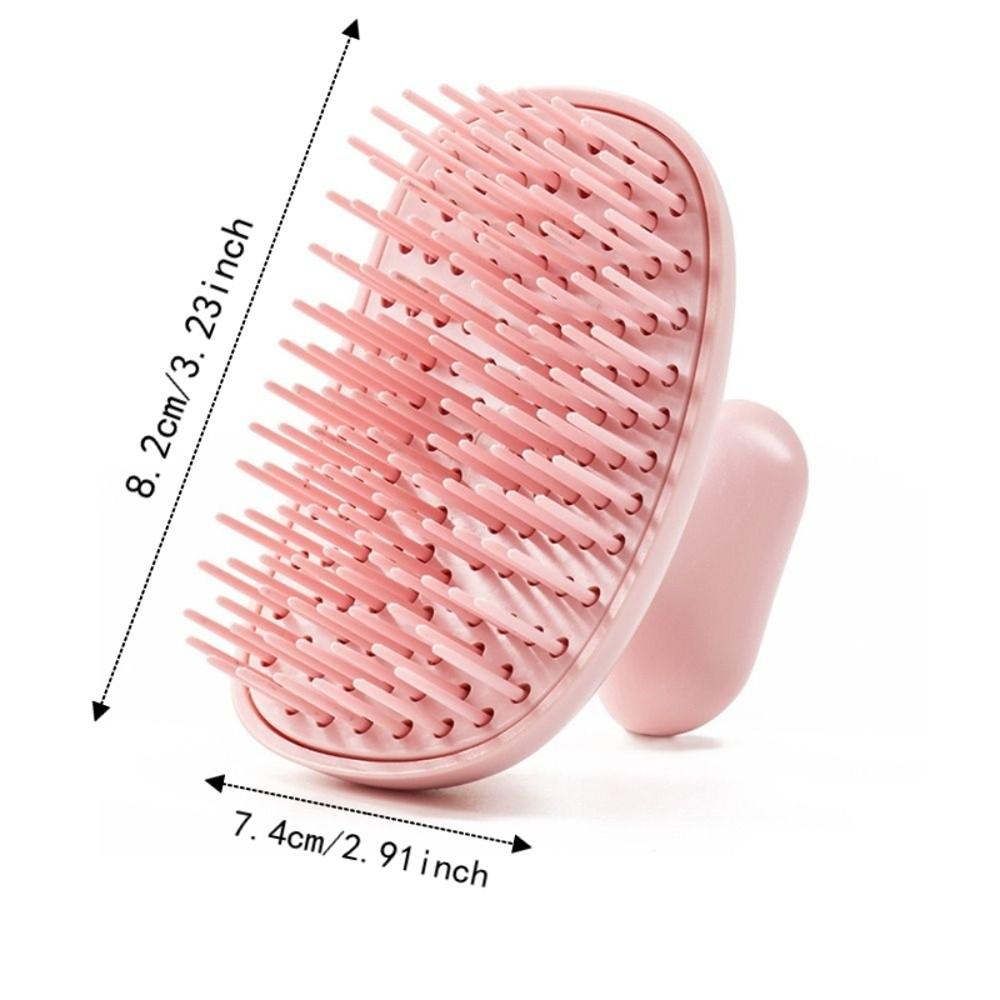 Soft Hair Washing Comb Dandruff Removal Head Scalp Massager Scalp Cleaning Scrubber Travel Use