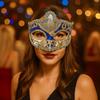 Plastic Glitter Mask Half Face Venice Mask Creative Halloween Masks  Dancer