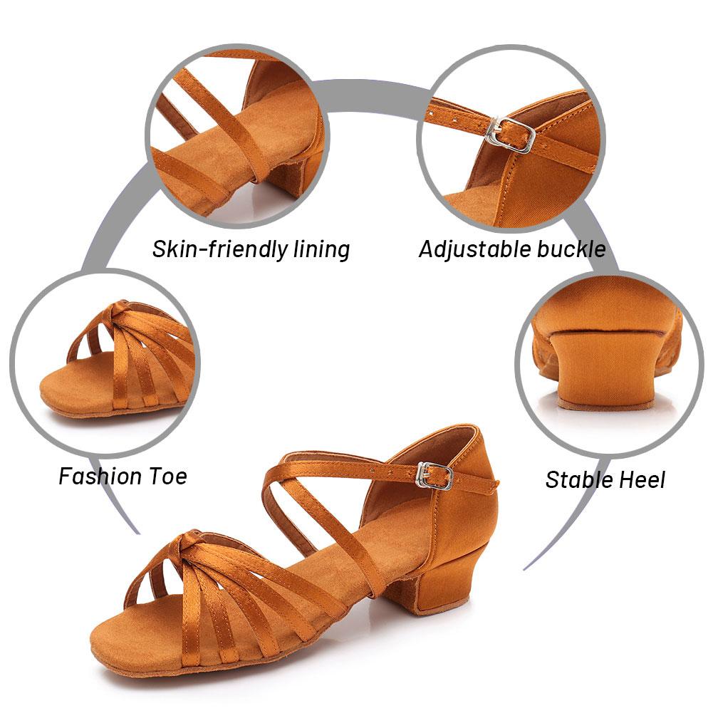 Детская обувь для латинских танцев для женщин и взрослых, для детей и девочек, мягкая подошва для танцев