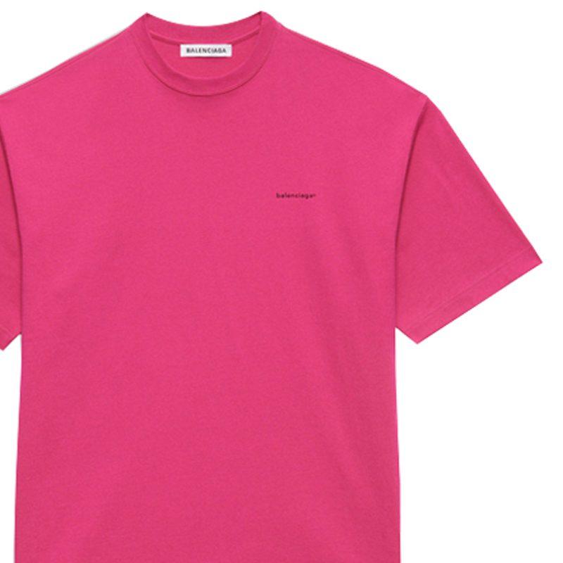 Balenciaga Футболки Унисекс С Круглым Вырезом Умеренный Прямой Крой 556104TBV435630