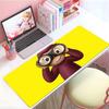 Cute Fun Cartoon Ccurious Ggeorge Mouse Pad Large Thick Desk Pad Stitched Edges Gaming Mouse Mat For Pc