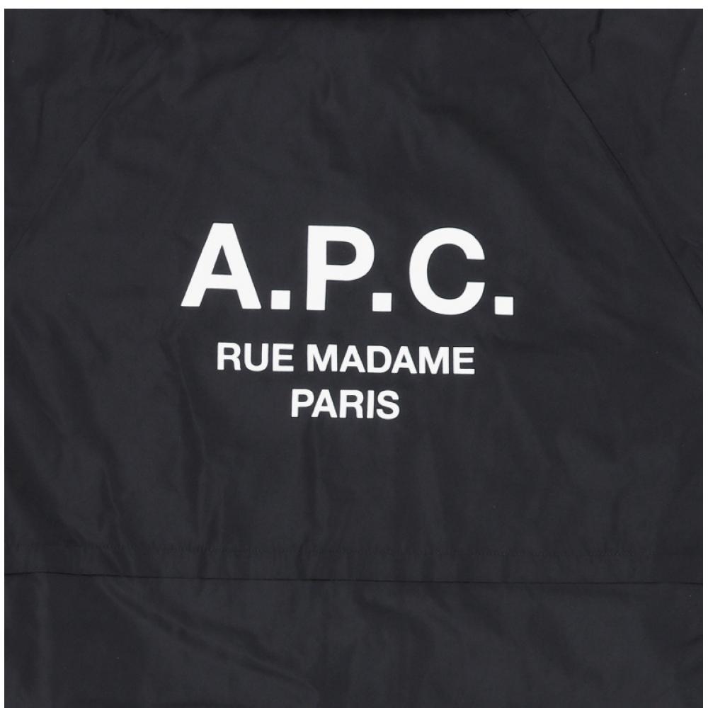 A.p.c Men S Parka Kim Black M30012 Lzz