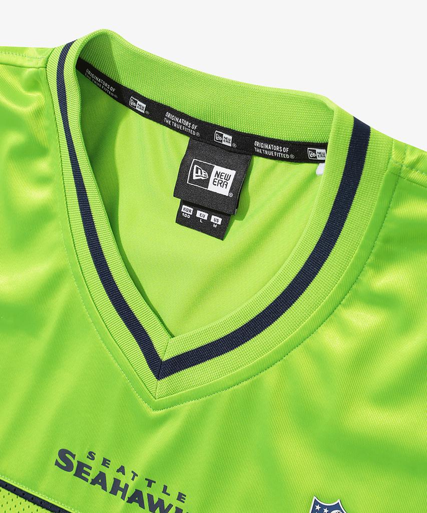NEW ERA Nfl Seattle Seahawks Fan Wear T-Shirt Neon Green 14954658