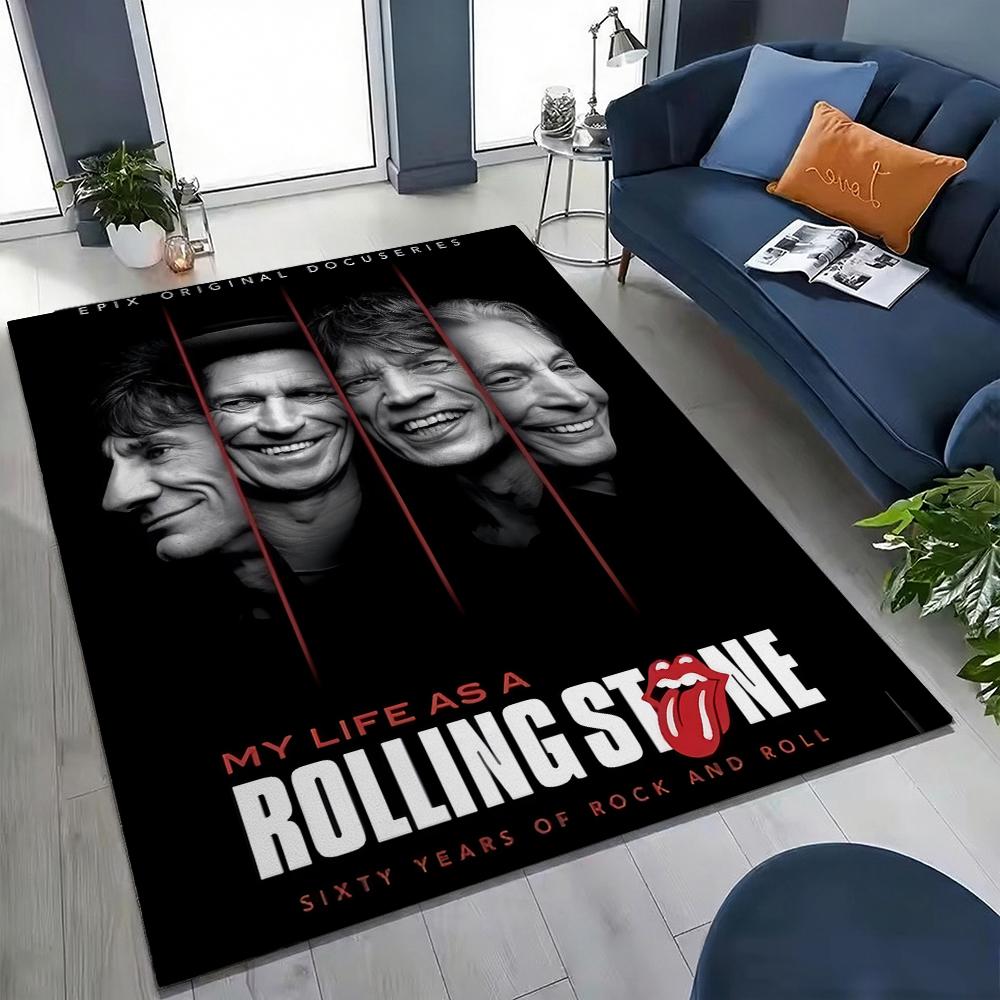 Rammstein Fiery Industrial Metal Band Theme Rug Soundproof Shockabsorbing Carpet For Bathroom Kitchen Home Party Decor Valentine'S Day Gift