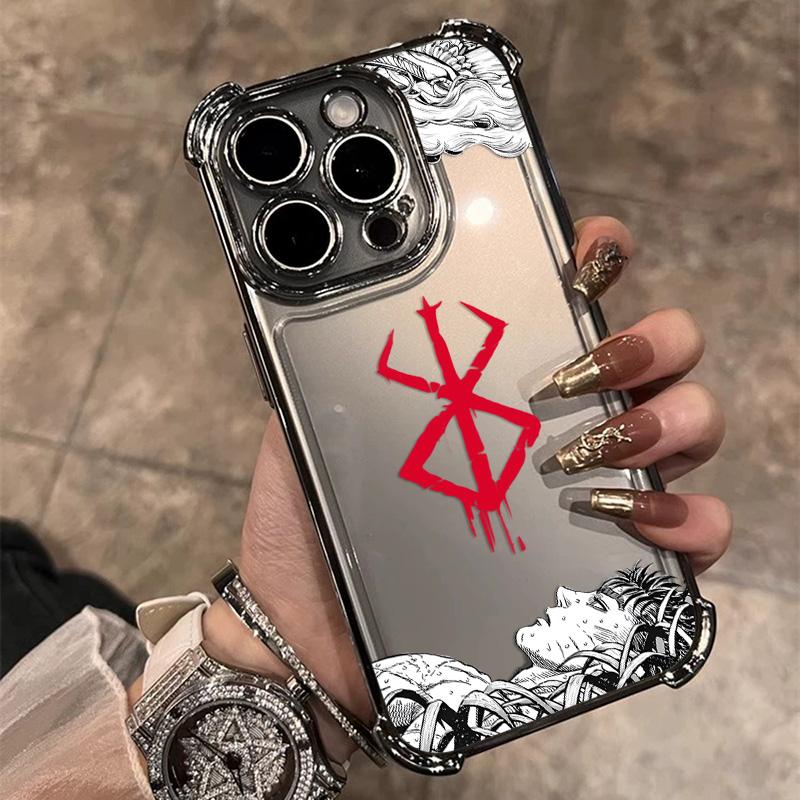 Горячий аниме-чехол B-BerserkS с крутым покрытием для Google Pixel 10 9 8 7 9a 8a 7a Pro XL 5G, противоударный с подушкой безопасности