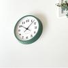 KATOMOKU Muku Clock 12 Green Wall Clock Sweep Radio km-97GRRCS 306mm (SKP Clock)