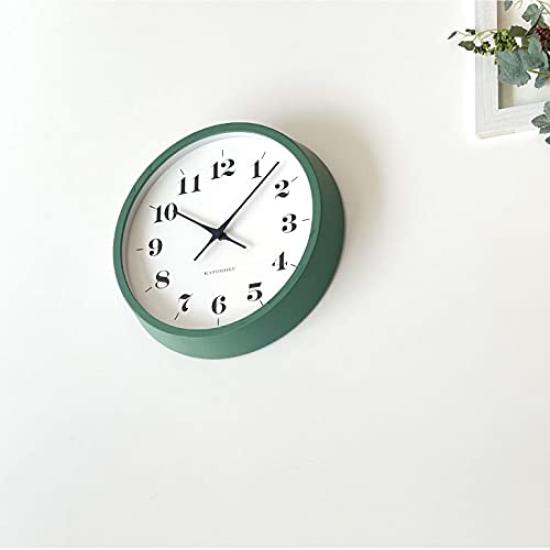 KATOMOKU Muku Clock 12 Green Wall Clock Sweep Radio km-97GRRCS 306mm (SKP Clock)