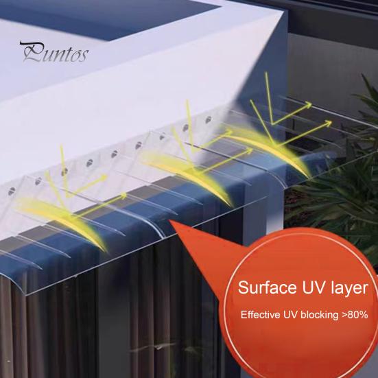 Невидимый тент для входной двери Защита от дождя и снега, солнца, навес для окна, патио, веранда, балкон, карниз, кровля, навес для защиты от дождя