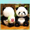 Giant Simulation Cute Panda Plush Toy Doll Silly Travel Souvenir Gift Mascot