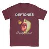 Повседневная футболка Deftones для мужчин, с круглым вырезом, хлопковые футболки, футболки с коротким рукавом, одежда в подарок на день рождения