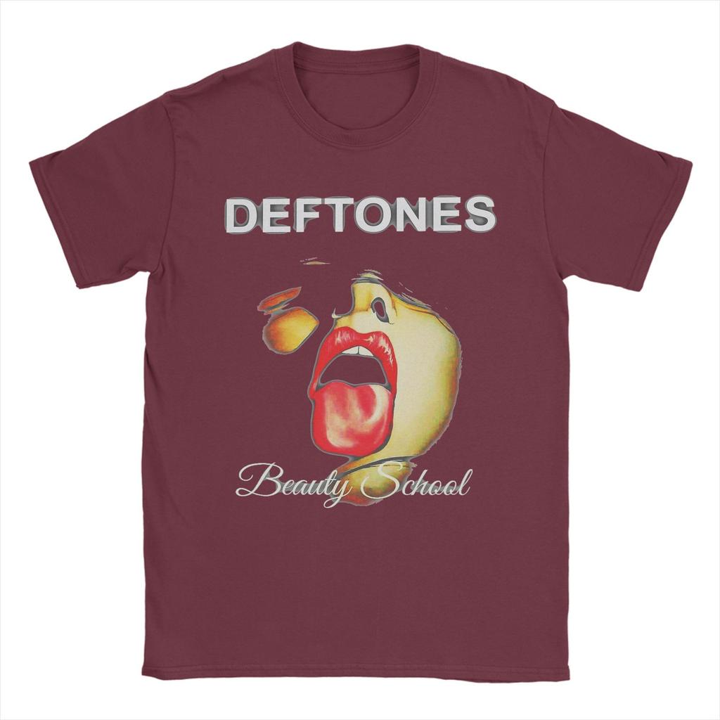 Повседневная футболка Deftones для мужчин, с круглым вырезом, хлопковые футболки, футболки с коротким рукавом, одежда в подарок на день рождения