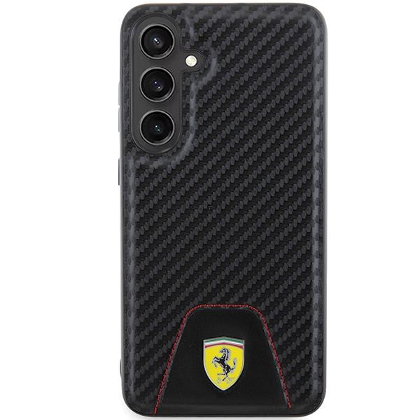 Ferrari Fehcs24Mn3Puk S24+ S926 Czarny/Black Hardcase Carbon Stitched Bottom