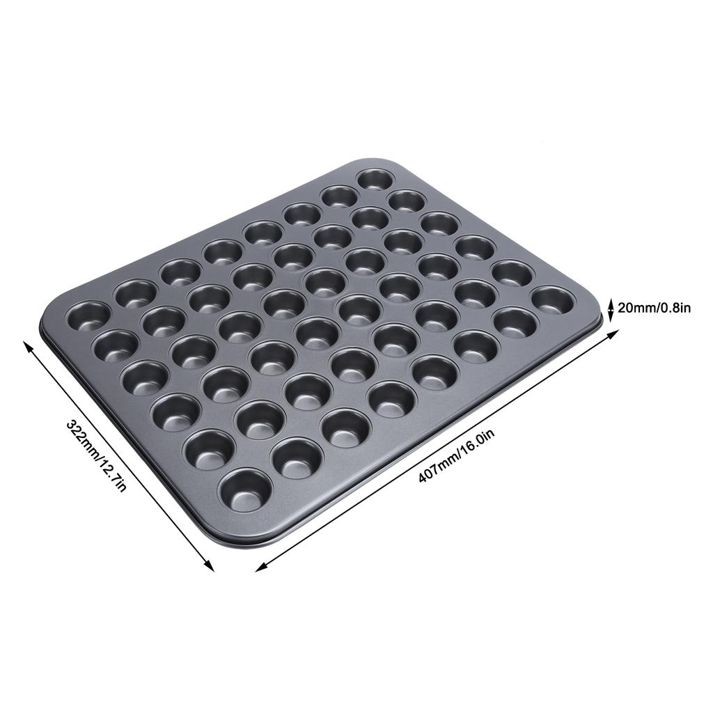 48‑Cup Non‑Stick Mini Round Cupcake Pan Tray Baking Mould Bakeware Cooking Accessory 48‑Cup Cake Pan Cupcake Baking Mould