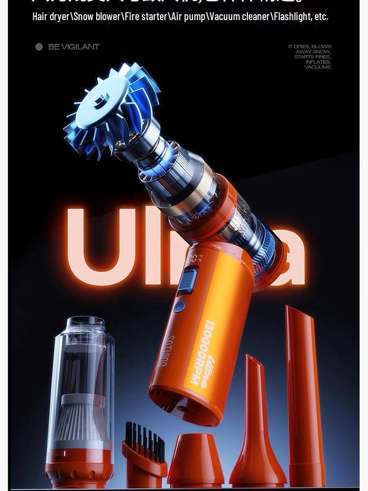 Dual-Use Handheld Brushless Turbine Electric Fan & Dust Blower