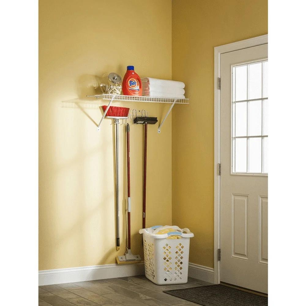 Пластиковая корзина для белья на 2 бушеля с 4 ручками, дышащая вентиляция, прочная, универсальная, для белья, игрушек, спортивного инвентаря