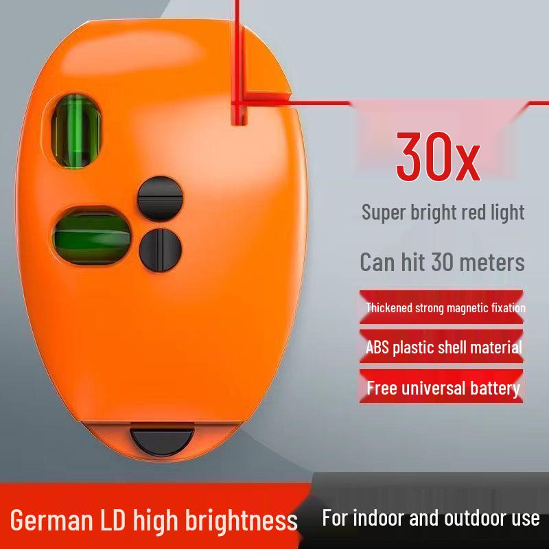 High-Precision Automatic Laser Level with Infrared 90° Line Marker