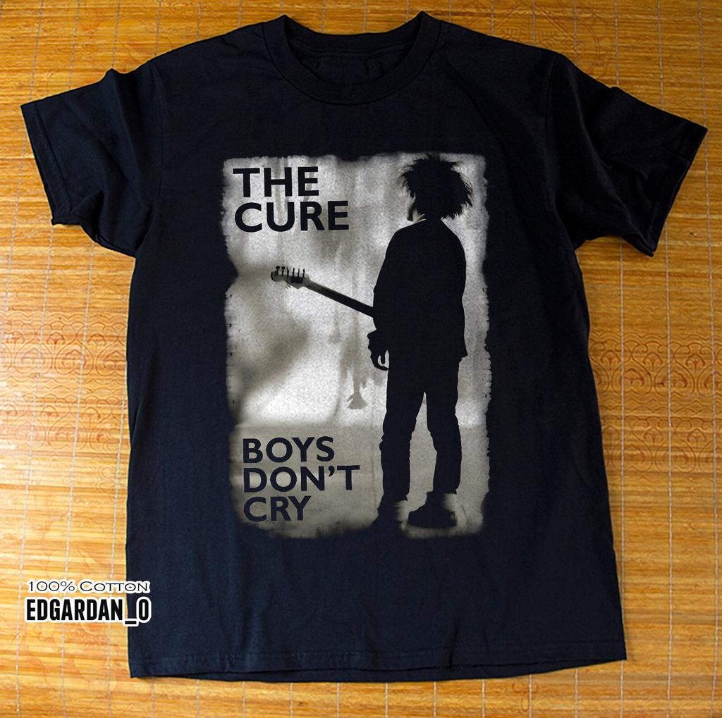 Vintage The Cure Boys Don't Cry 1992 Heavy Cotton Black T-shirt Size S-5XL