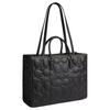 COACH Maggie 36 Iconic Brand Logo Leather Tote Bag Shopping Bag Shoulder Handbag Large Women's Black