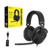 Игровая гарнитура CORSAIR HS65 SURROUND с совместимостью с Xbox и сертифицированным Discord карбоновым 3,5-мм разъемом, Mac, PS5, PS4, Series, Switch, - -