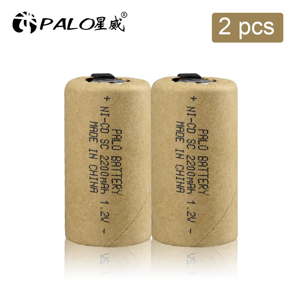 SC 2200 мАч 1,2 В Аккумуляторная батарея 1,2 В Sub C NI-CD элемент со сварочными выступами Электрическая дрель Отвертка Без батареи в сборе