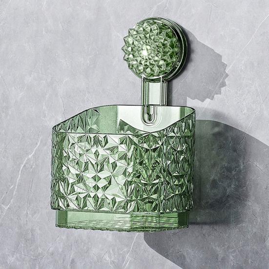 Душевая кабина, корзина для хранения в ванной комнате с присоской, большая вместимость, прочная несущая способность, сильная всасывающая полка для душа, органайзер